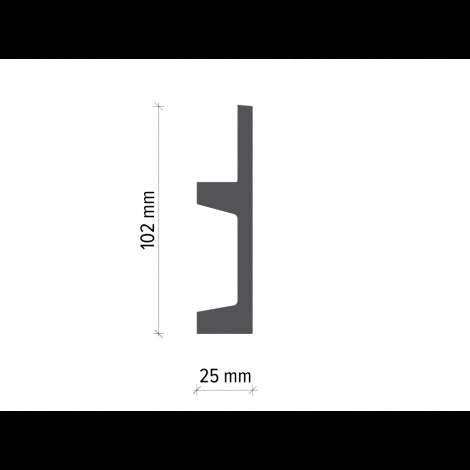 Taklist indirekt ljus KF504